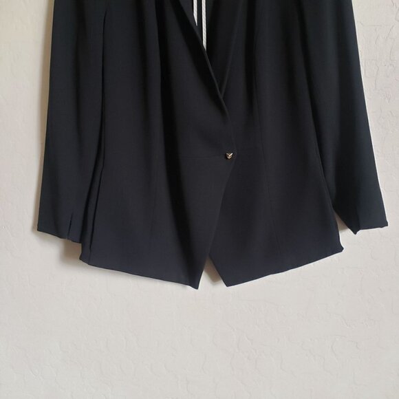 MM Lafleur Wells 2.0 Blazer Jacket Classic Black Asymmetrical Size Women's +1 - Picture 4 of 12